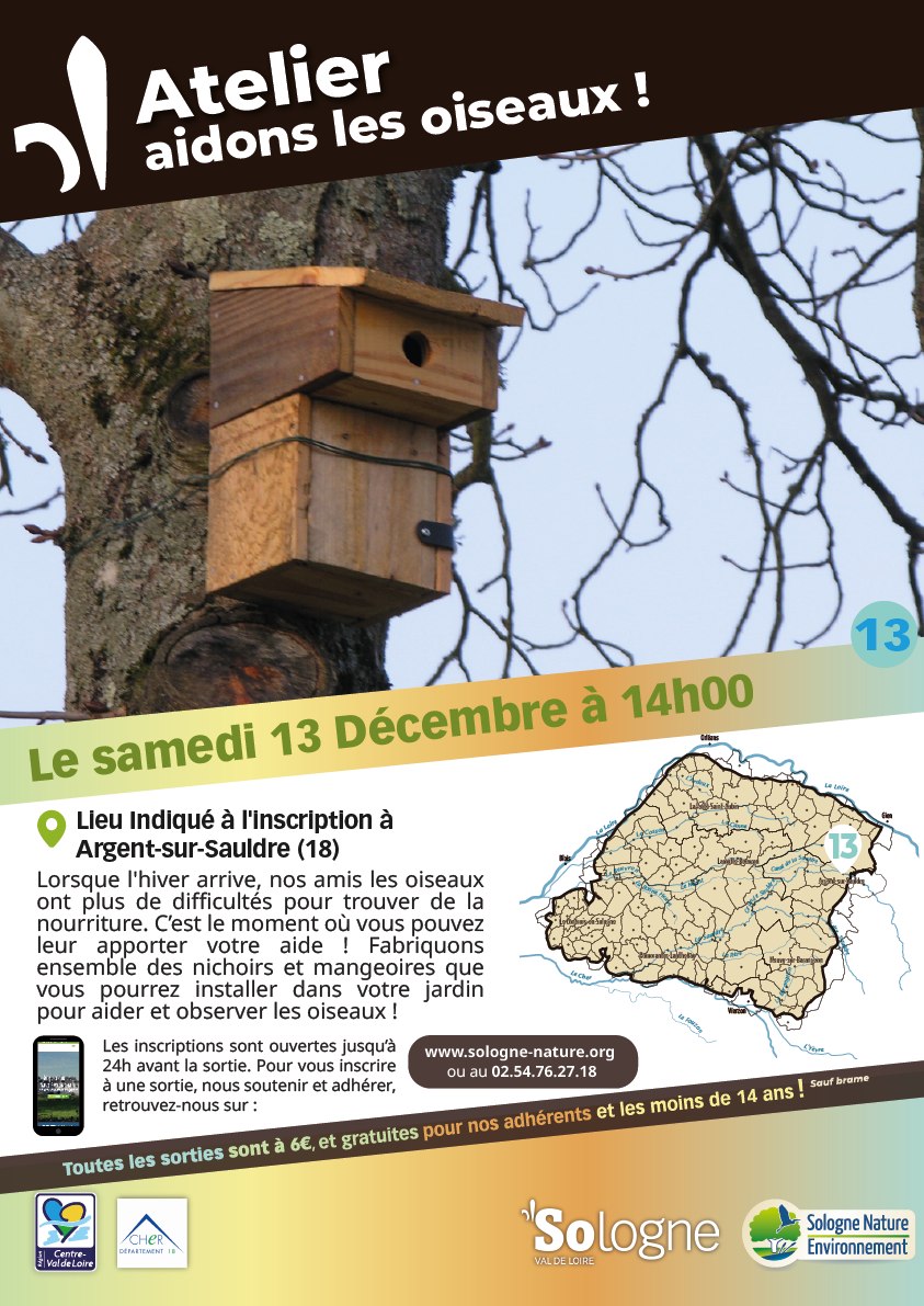 Atelier aidons les oiseaux !