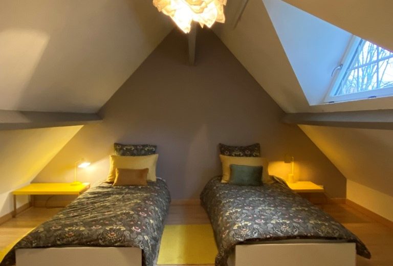 Chambre lit jumeaux – Le Moulin – Presly