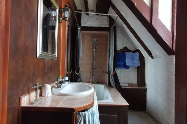 Salle de bains chambre lavande