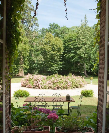 Vue de la salle-à-manger – Manoir de la Brosette – Ennordres