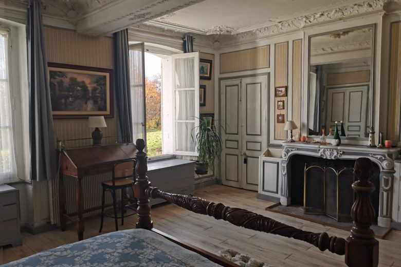 chambre rez de chaussee et vue sur le parc