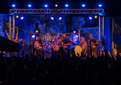 Concert de cornemuses lors de la nocturne