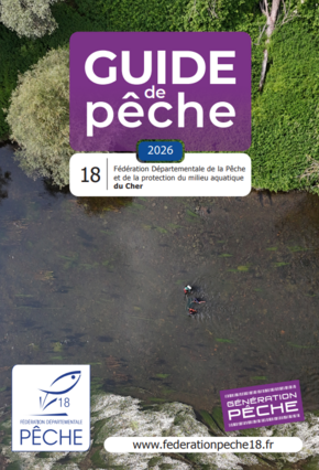 Guide de pêche 2026 – Cher (18)