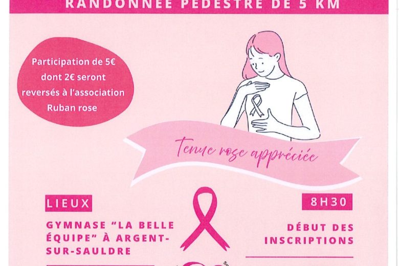 Affiche – Octobre Rose – Argent-sur-Sauldre