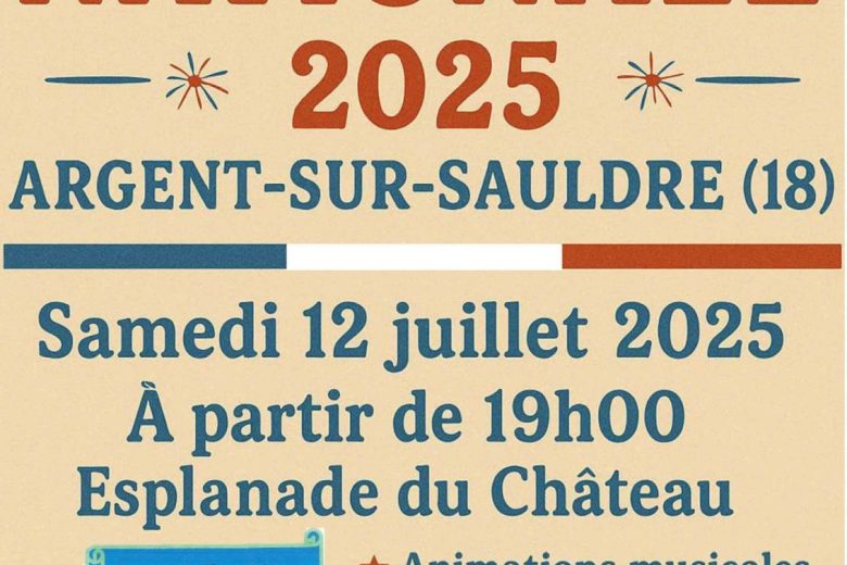 Affiche Fête Nationale Argent