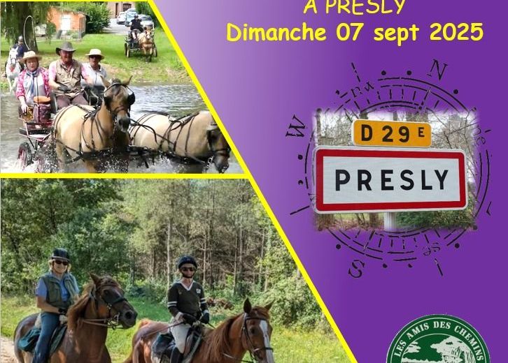 Affiche – Rando équestre – Presly