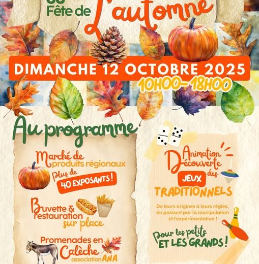 Affiche – Fete de l’automne – Nançay