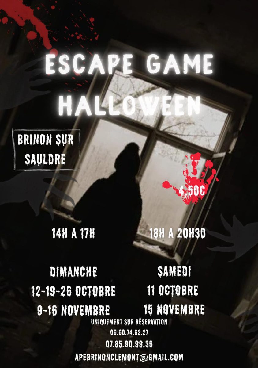 Escape Game HalloweenActivité pendant les vacances de la Toussaint