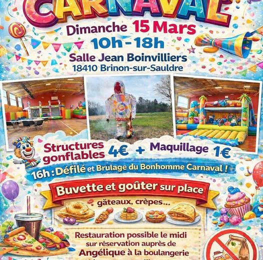 Affiche – Carnaval – Brinon