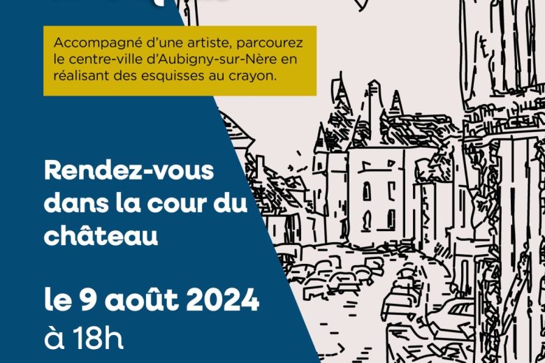 Affiche balade carnet de croquis