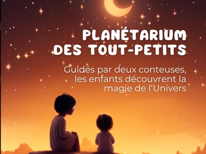 affiche planétarium des tout petits