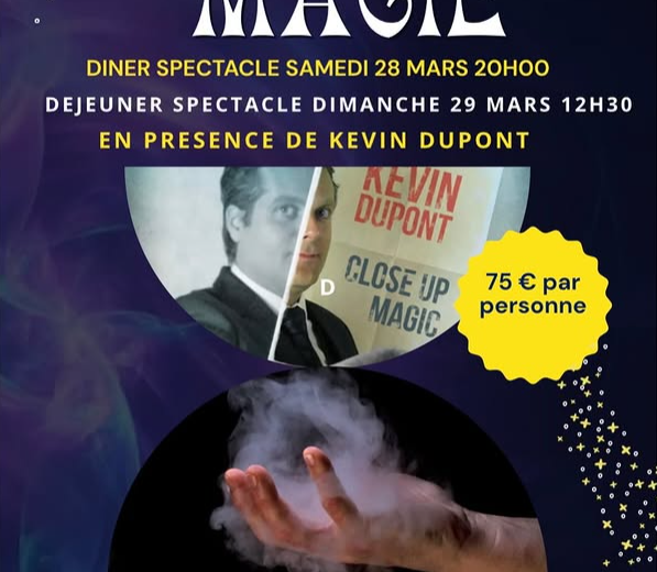 Spectacle magie – La Chaumière – Aubigny
