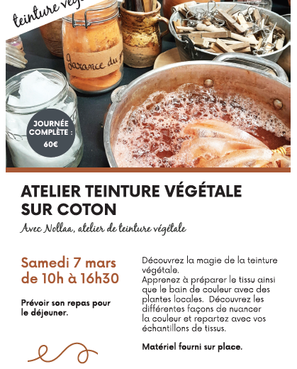 Affiche – atelier végétal – Aubigny