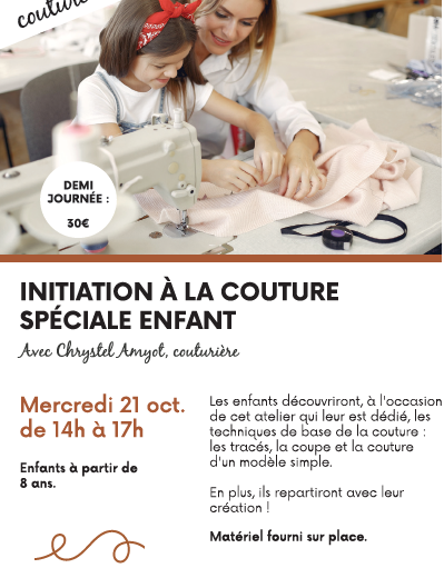 Initiation à la couture spéciale enfant