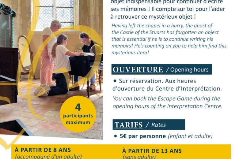 Flyer CIAA Escape game – enfant2