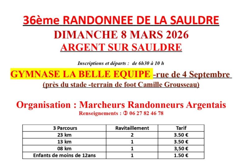 Affiche – Rando – Argent